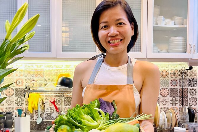Top-rated Home Cooking Class with a River View AC Kitchen - Lua’s river-view kitchen at Copac Square: the setting