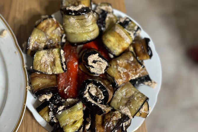 Traditional Georgian Cooking Class in Kutaisi - Nigvziani Badrijani: eggplant rolls with walnut paste
