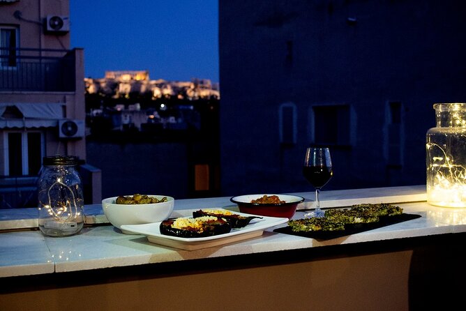 Traditional Greek cooking class and lunch or dinner with an Acropolis view - Meeting point and timing: arrive ready to start