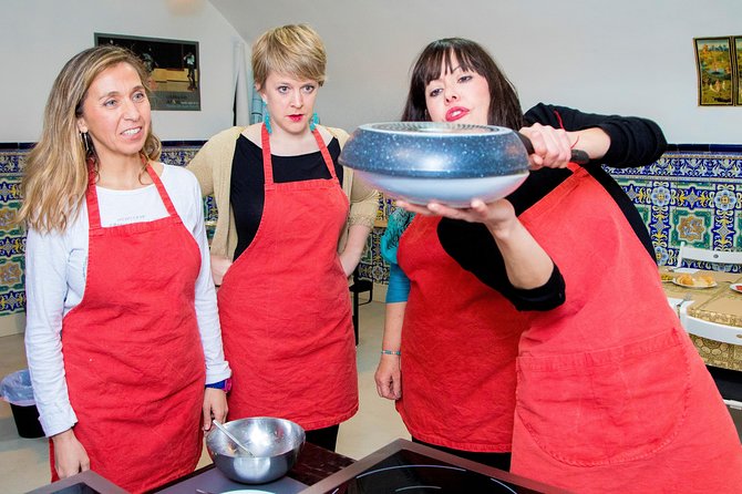 Traditional Paella & Tortilla & Sangria - A Madrid Home-Kitchen Class Where You Actually Cook (2 hours)