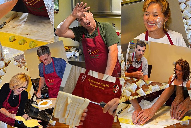 Tuscan Cooking Class - Traditional 5 course menù - Wine pairing at the table: 4 local wines with 5 courses in mind