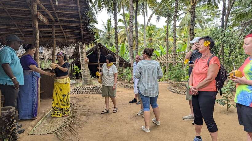 Udawalawe: Farm to Table Cooking & Authe: Village Experience - First Stop: Cinnamon Tea Welcome and the Ancient Gem Mine Lesson
