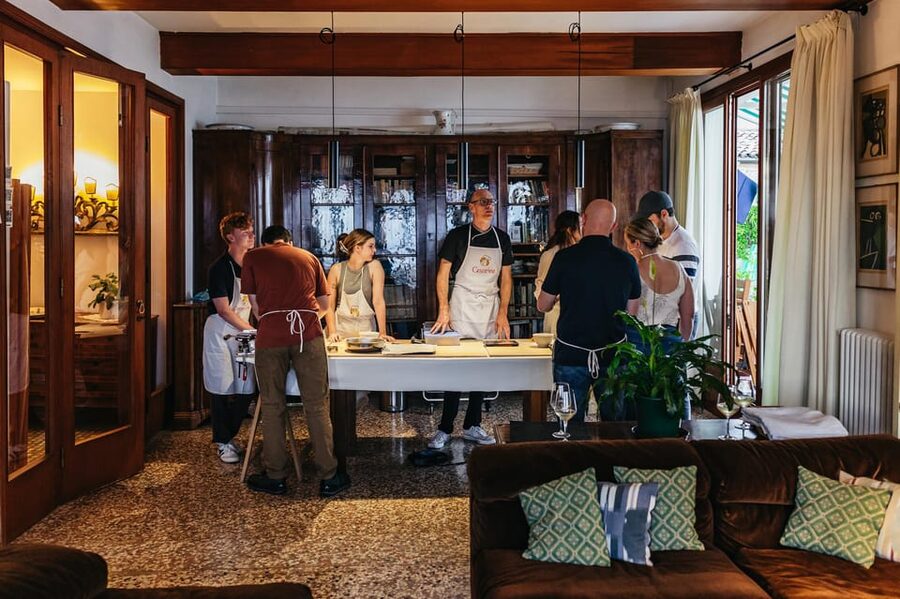 Venice: Pasta and Tiramisu Cooking Class at a Local's Home - Rolling Pasta Dough by Hand in Veneto Style