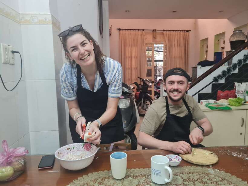 Vietnamese cooking class and coffee making with local girl - What You’ll Cook: Pho or Bánh Xèo or Quang Noodles, Plus Spring Rolls