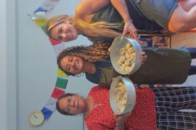 Women Empowerment Project(Nepali cooking class & jewelry workshop - Buffalo momos, veg momos, and learning the dumpling technique for real