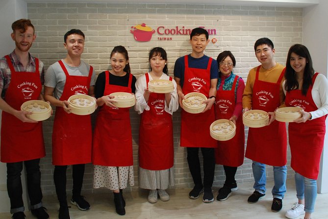 Xiao Long Bao, Chicken vermicelli with mushroom and sesame oil, Tofu strips salad, Bubble milk tea. Taiwan Traditional Delicacies Experience-A (Taipei Cooking Class) - A 3-hour Taipei plan that doesn’t eat your whole day
