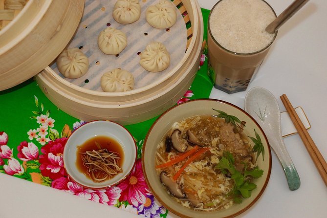 Xiao long bao, Pork thick soup, Bubble milk tea. (Taiwan Cooking Class)-B - Your instructor experience: Vivian and a small team that keeps things moving
