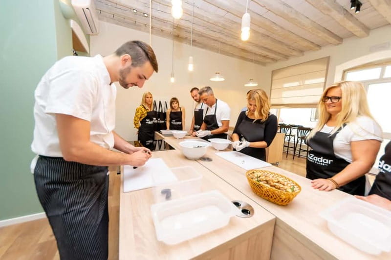 Zadar: Private Cooking Class - Zadar market time and seafood prep that feels practical